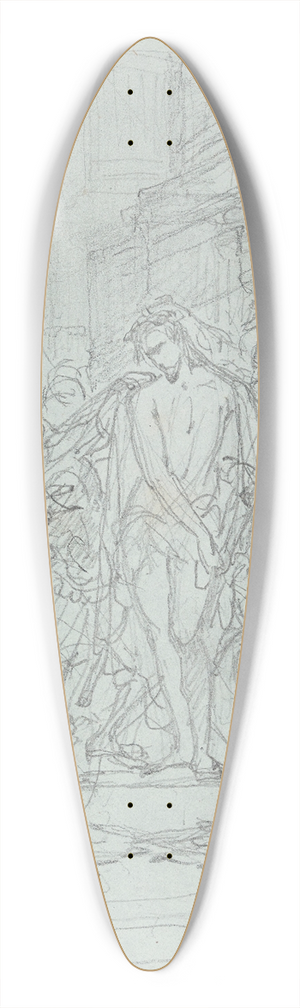 Nicaise De Keyser - The Mocking of Christ 39.3 inch art pintail longboard deck