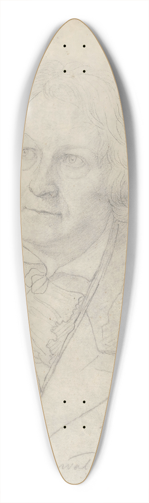 Nicaise De Keyser - The Sculptor Bertel Thorwaldsen 39.3 inch art pintail longboard deck