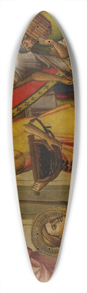 Niccol di Pietro Gerini - The Martyrdom of Saint Lawrence 39.3 inch art pintail longboard deck