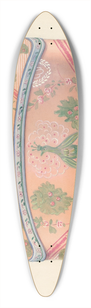 Nicholas Acampora - Bandbox 39.3 inch art pintail longboard deck
