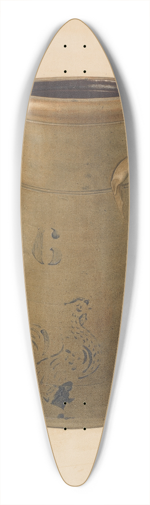 Nicholas Amantea - Churn 39.3 inch art pintail longboard deck