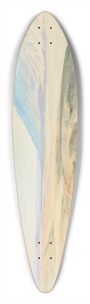 Nicholas Chevalier - Pomahaka valley, Otago 39.3 inch art pintail longboard deck