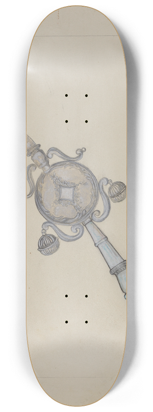 Columbus Simpson - Babys Rattle 8.25 inch art skate deck