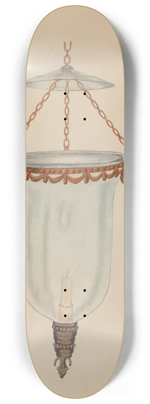 Columbus Simpson - Candle Chandelier 8.25 inch art skate deck