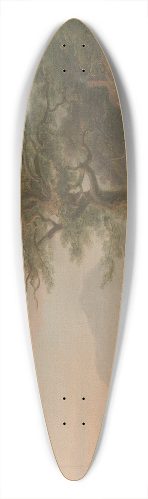 Nicholas Pocock - A Landscape with Figures 39.3 inch art pintail longboard deck Nicholas Pocock - A Landscape with Figures 39.3 inch art pintail longboard deck