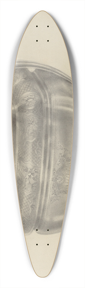 Nicholas Zupa - Silver Bowl 39.3 inch art pintail longboard deck