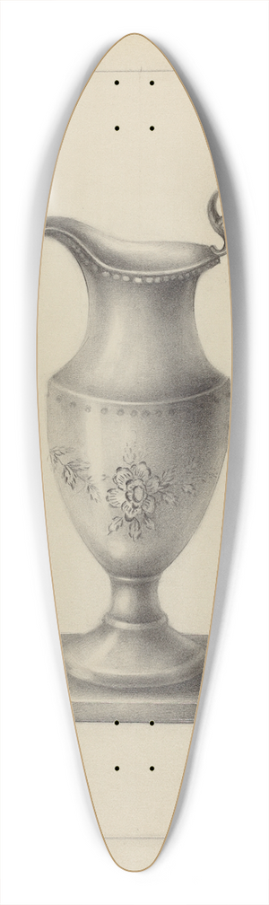 Nicholas Zupa - Silver Creamer 39.3 inch art pintail longboard deck
