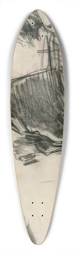Nicolaas van der Waay - Twee toehoorders 39.3 inch art pintail longboard deck