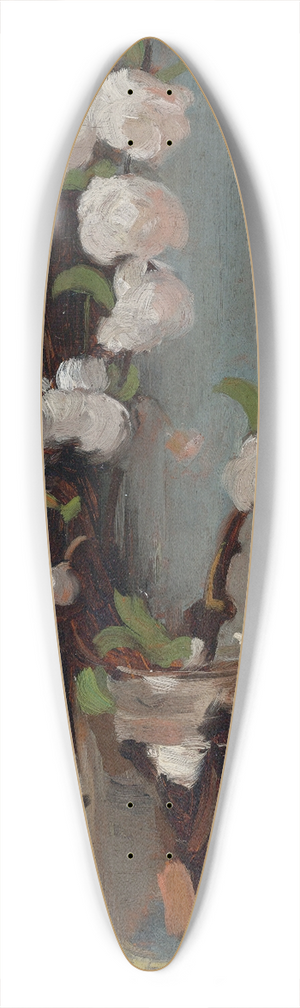 Nicolae Grigorescu - Apple Blossom 39.3 inch art pintail longboard deck Nicolae Grigorescu - Apple Blossom 39.3 inch art pintail longboard deck
