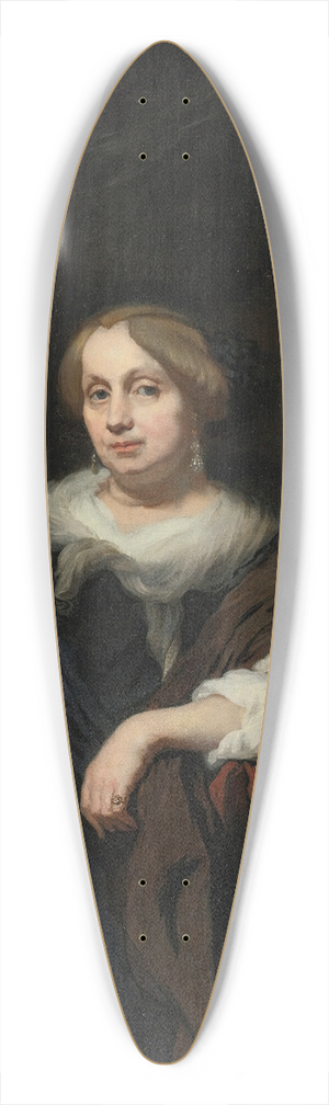 Nicolaes Maes - Portrait of a lady 39.3 inch art pintail longboard deck