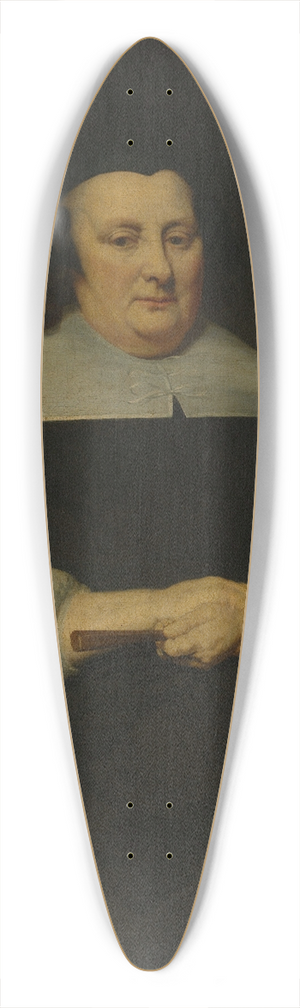 Nicolaes Maes - Portrait of a Woman 39.3 inch art pintail longboard deck