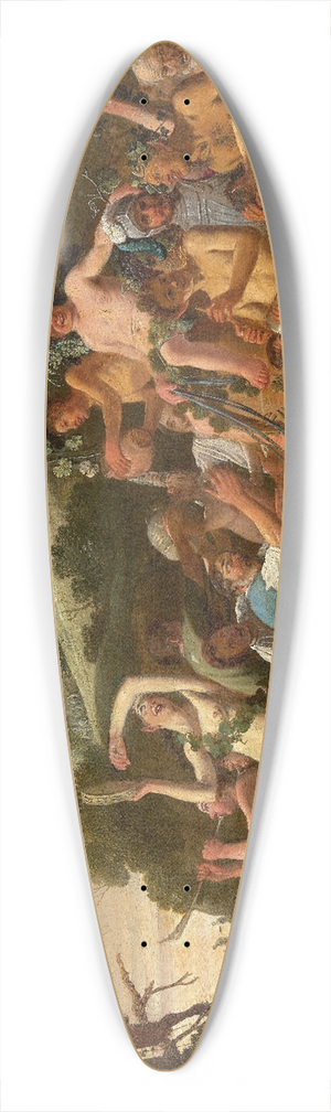 Nicolaes Moeyaert - The Triumph of Bacchus 39.3 inch art pintail longboard deck Nicolaes Moeyaert - The Triumph of Bacchus 39.3 inch art pintail longboard deck