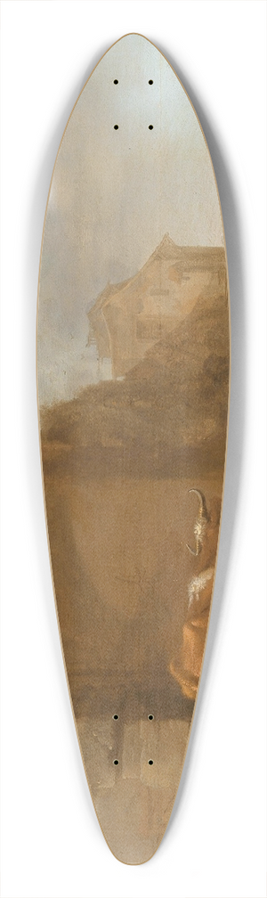 Nicolaes Pietersz. Berchem - A milkmaid amongst ruins 39.3 inch art pintail longboard deck