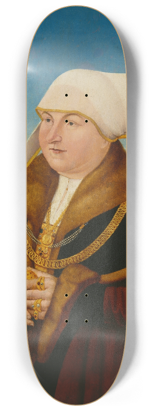 Conrad Faber von Kreuznach - Portrait of a Lady from the Stralenberg Family 8.25 inch art skate deck Conrad Faber von Kreuznach - Portrait of a Lady from the Stralenberg Family 8.25 inch art skate deck