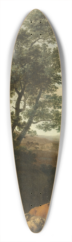 Nicolaes Pietersz. Berchem - Italian Landscape 39.3 inch art pintail longboard deck