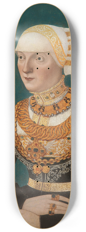 Conrad Faber von Kreuznach - Portrait of a Woman 8.25 inch art skate deck Conrad Faber von Kreuznach - Portrait of a Woman 8.25 inch art skate deck