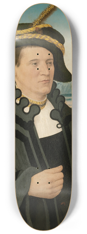 Conrad Faber von Kreuznach - Portrait of Fridrich Rorbach 8.25 inch art skate deck Conrad Faber von Kreuznach - Portrait of Fridrich Rorbach 8.25 inch art skate deck