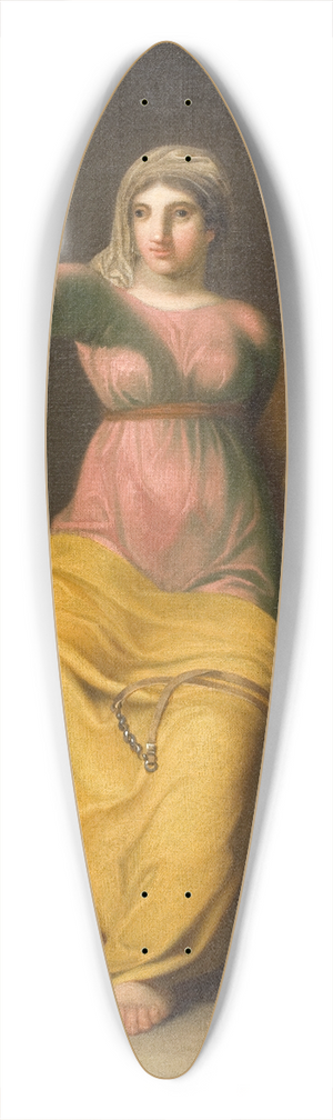 Nicolai Abildgaard - Theology. Allegorical figure 39.3 inch art pintail longboard deck Nicolai Abildgaard - Theology. Allegorical figure 39.3 inch art pintail longboard deck