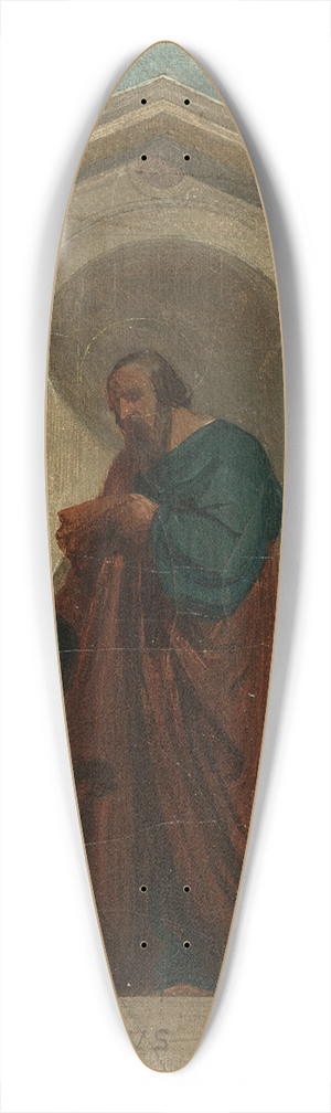 Nicolas Auguste Hesse - Saint Joseph 39.3 inch art pintail longboard deck