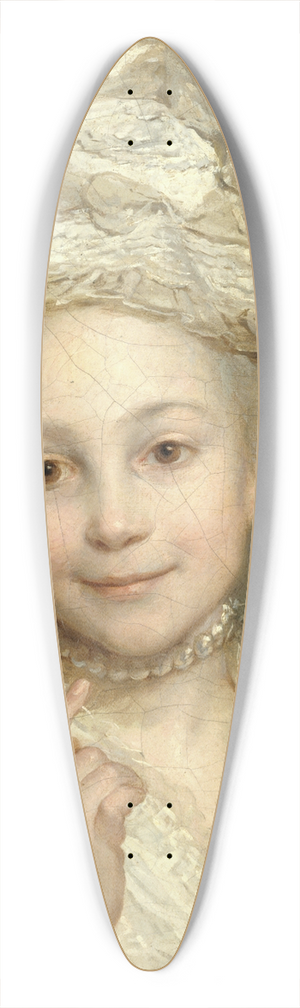 Nicolas Bernard Lpici - Emilie Vernet (1760-1794) 39.3 inch art pintail longboard deck