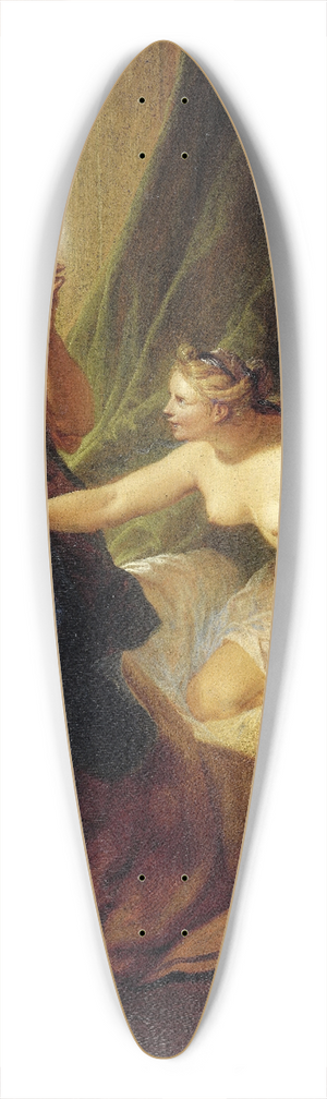 Nicolas Bertin - Joseph and Potiphars Wife 39.3 inch art pintail longboard deck