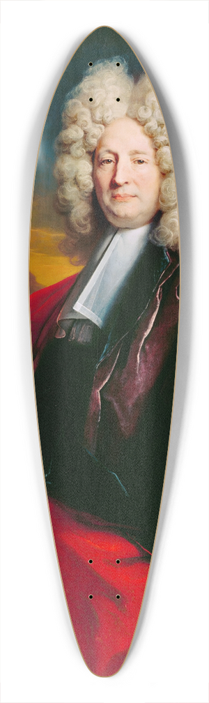 Nicolas de Largillire - An Alderman of Paris 39.3 inch art pintail longboard deck
