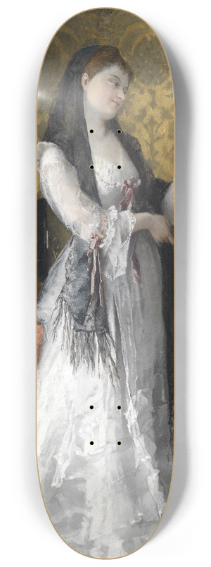Conrad Kiesel - Dame im Boudoir 8.25 inch art skate deck