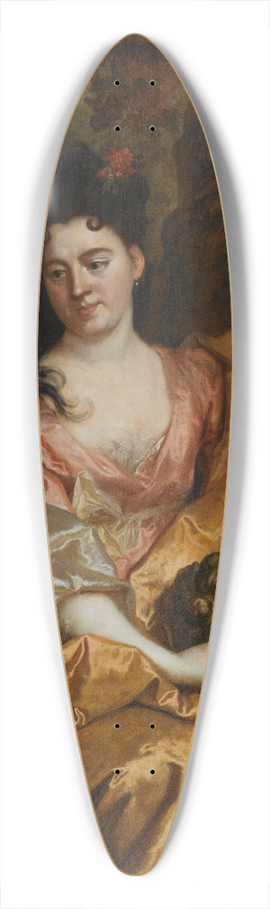 Nicolas de Largillire - Portrait Of A Lady asPomona, beside her Vertumnus 39.3 inch art pintail longboard deck