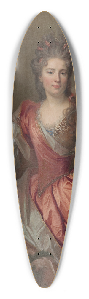 Nicolas de Largillire - Portrait of a Woman 39.3 inch art pintail longboard deck