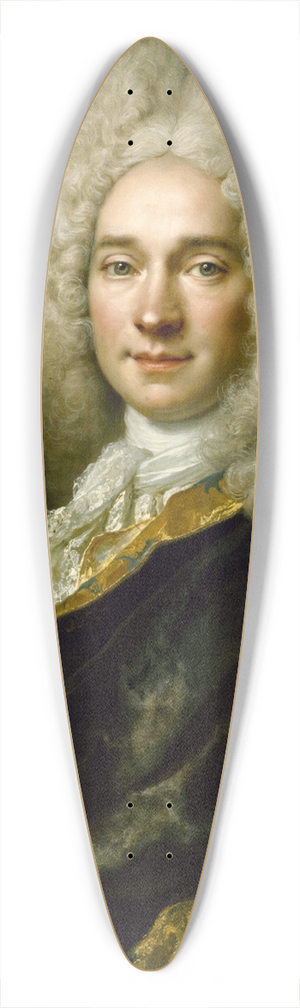 Nicolas de Largillire - Portrait of Pierre Cadeau de Mongazon 39.3 inch art pintail longboard deck
