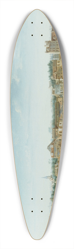 Nicolas Jean-Baptiste Raguenet - Le Port Saint-Bernard, vu de lArsenal 39.3 inch art pintail longboard deck