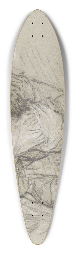 Nicolas Lancret - Auf allen vieren am Boden hockender Mann (mit Kken spielender Bursche) 39.3 inch art pintail longboard deck