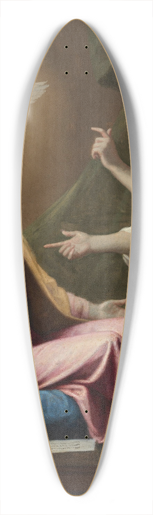 Nicolas Poussin - Annunciation 39.3 inch art pintail longboard deck