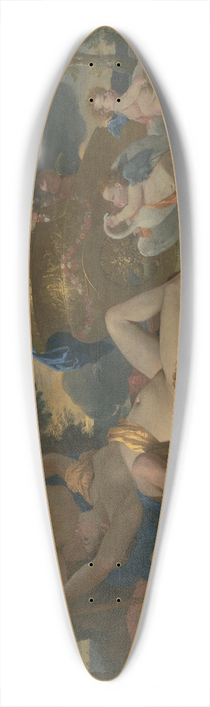 Nicolas Poussin - Venus and Adonis 39.3 inch art pintail longboard deck