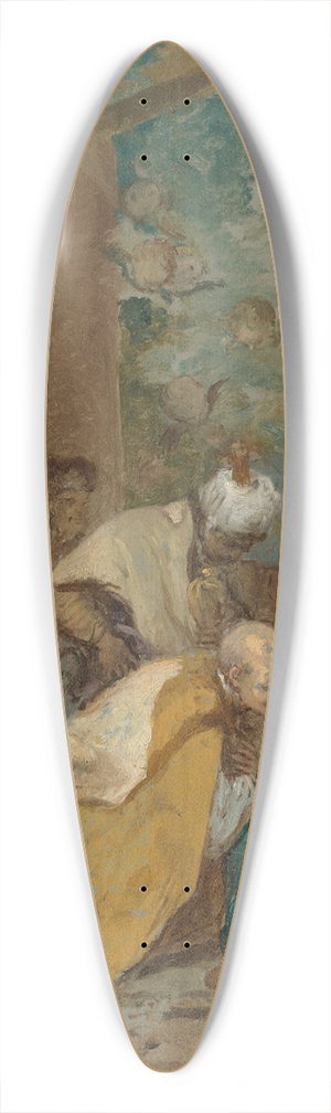 Nicolas Vleughels - The Adoration of the Magi 39.3 inch art pintail longboard deck