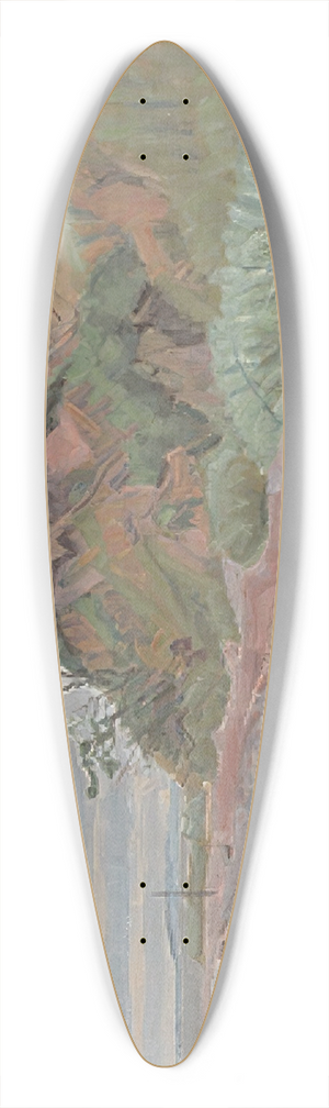 Niels Larsen Stevns - Skovskrnt Kongsre 39.3 inch art pintail longboard deck