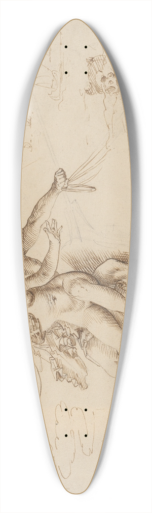 Niklaus Bock - Die Zeit entfhrt die Wahrheit bers Meer 39.3 inch art pintail longboard deck