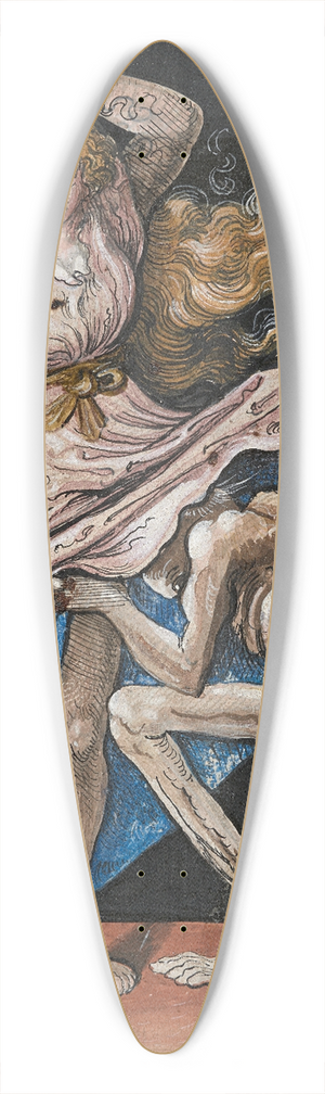 Niklaus Manuel - Death and the Maiden 39.3 inch art pintail longboard deck Niklaus Manuel - Death and the Maiden 39.3 inch art pintail longboard deck