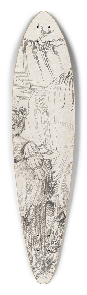 Niklaus Manuel - Die Versuchung des hl. Antonius 39.3 inch art pintail longboard deck Niklaus Manuel - Die Versuchung des hl. Antonius 39.3 inch art pintail longboard deck