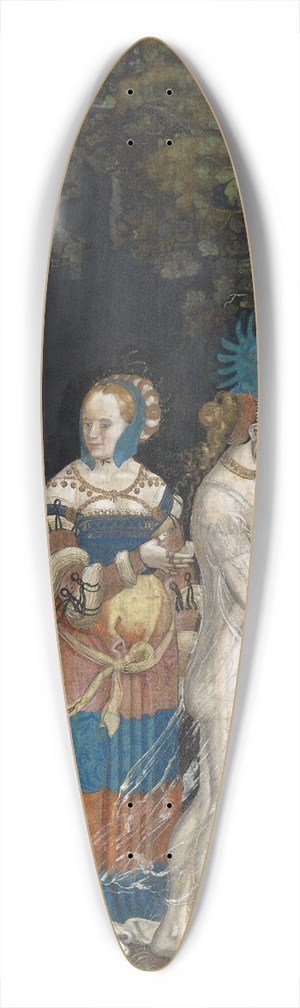 Niklaus Manuel - The Judgement of Paris 39.3 inch art pintail longboard deck