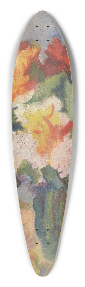Nikolai Andreevich Tyrsa - Flowers And Apples 39.3 inch art pintail longboard deck