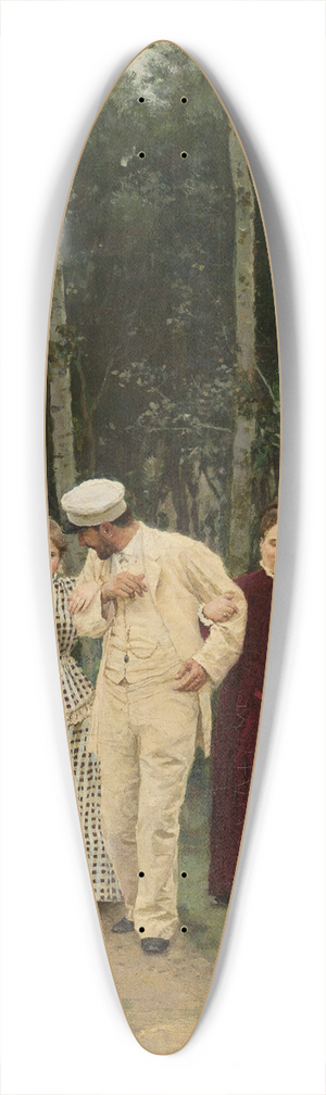 Nikolai Dmitrievich Kuznetsov - Courtship 39.3 inch art pintail longboard deck