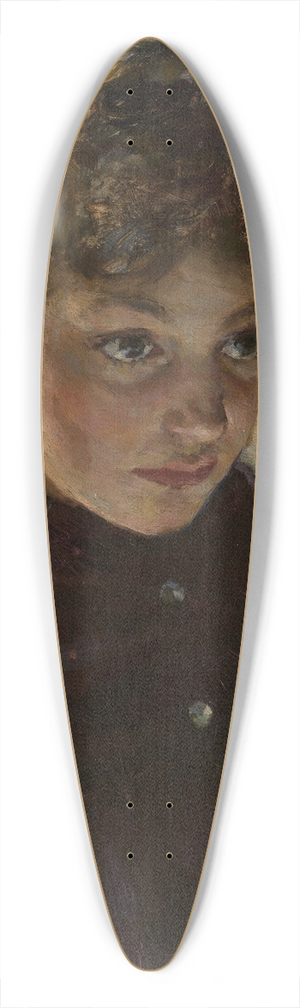 Nikolai Dmitrievich Kuznetsov - Portrait of a young girl 39.3 inch art pintail longboard deck