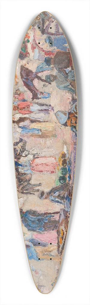 Nikolai Ivanovich Kulbin - Crimean Market 39.3 inch art pintail longboard deck