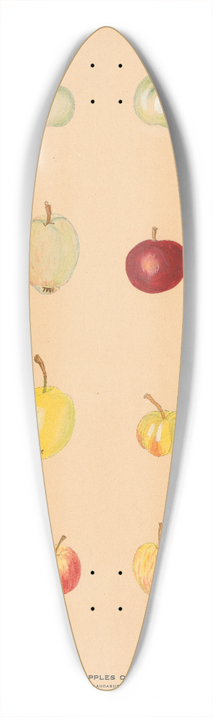 Nikolai Ivanovich Vavilov - The Wild Apples of Caucasus 39.3 inch art pintail longboard deck