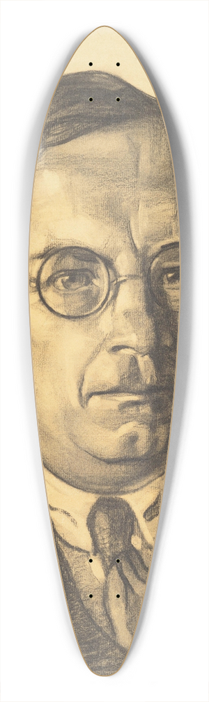 Nikolai Triik - Hugo Raudsepa portree 39.3 inch art pintail longboard deck