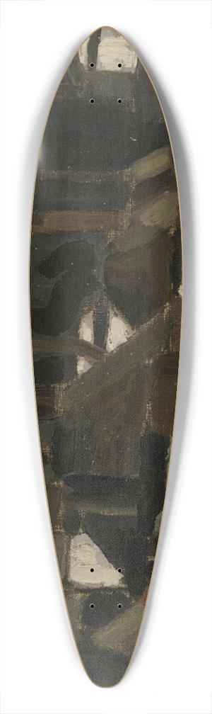 Nikolai Triik - Interjr 39.3 inch art pintail longboard deck