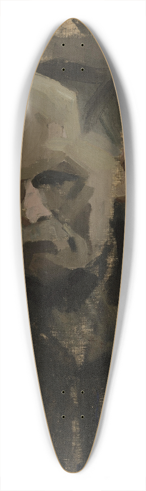 Nikolai Triik - Vanamehe pea 39.3 inch art pintail longboard deck