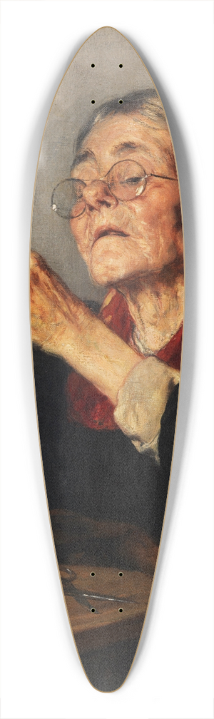 Nikolaos Gyzis - Geduldsprobe 39.3 inch art pintail longboard deck