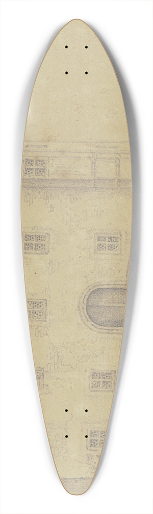 Nikolaus Hoff - Wirtshaus in Ennsdorf bei Linz 39.3 inch art pintail longboard deck